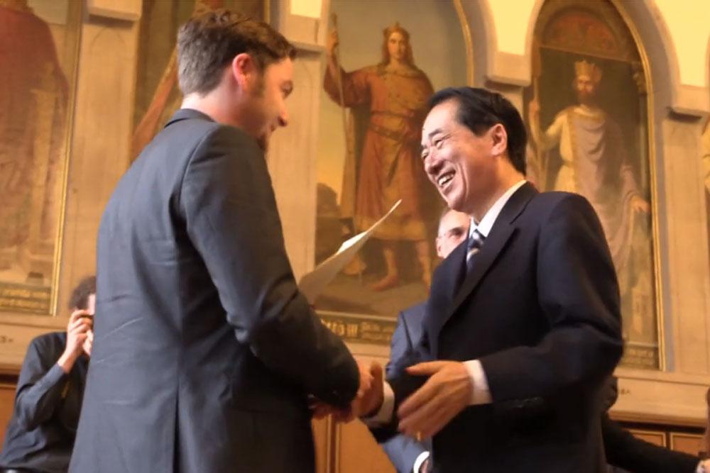 [寄稿]菅直人元首相、ドイツ「核勇敢賞」を受賞【動画ニュース】