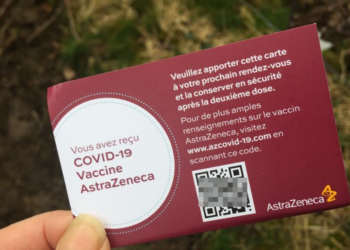 ワクチンを打つとくれるカード＠ベルギー